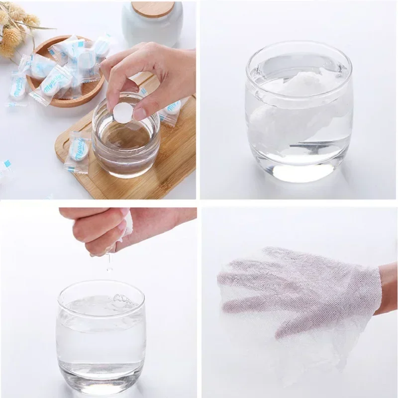 Portable Disposable Face Towel Washing Towels Non-woven Compressed Towel Tablet Capsules Home Textiles Bathrobe Textile Garden - Image 6
