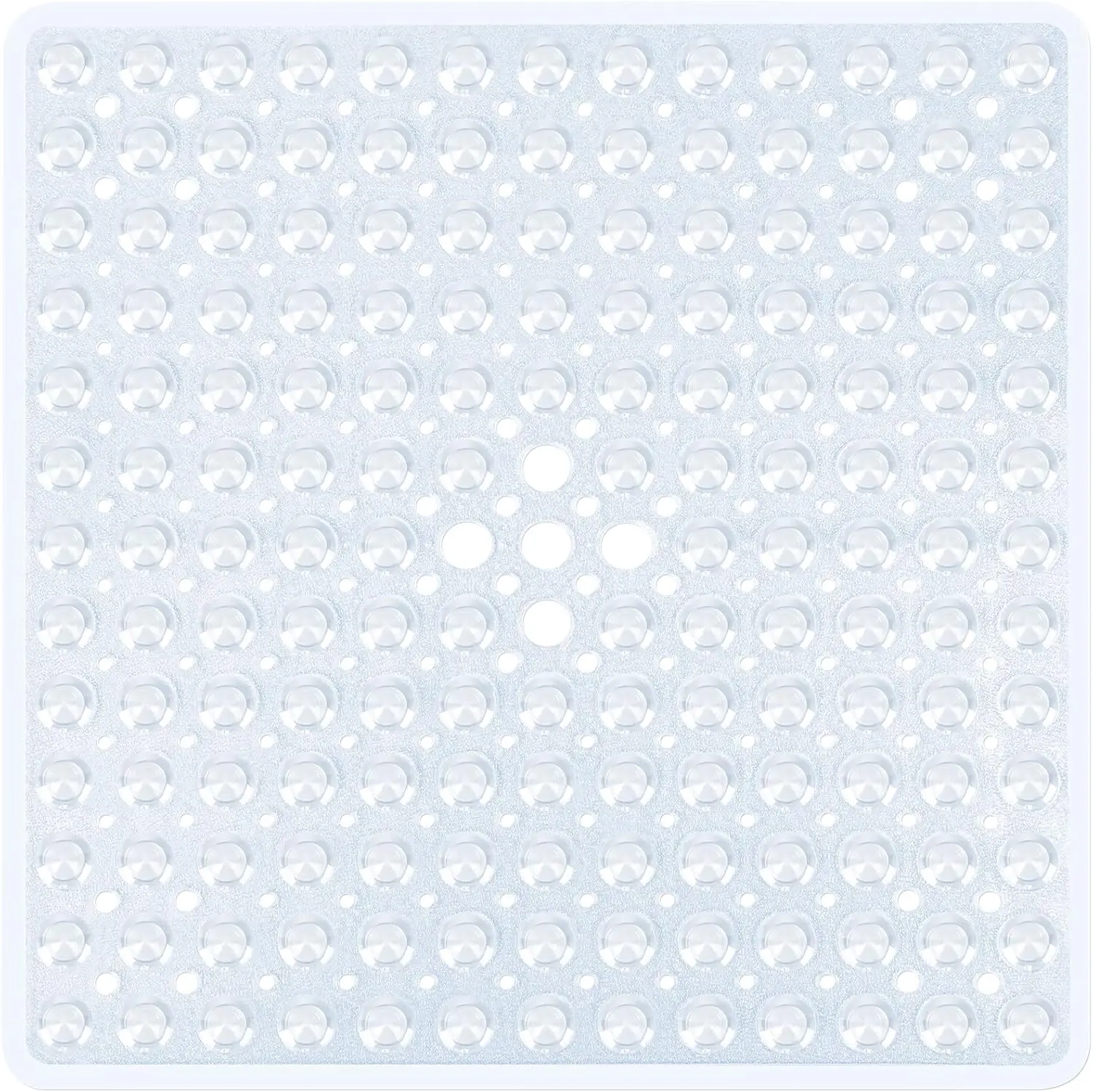 53x53cm Non-slip Shower Mat Suction Cup PVC Bath Mat Square Shower Floor Pad Non Slip Safety Mat for Bathtub Bathroom Carpet - Image 7