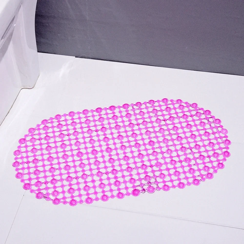 Hot PVC Anti-skid Bath Mats Soft Anti-slip Shower Mat Massage Mat with Suction Cup Non-slip Bathtu Bath Mat Bathroom Accessories - Image 11