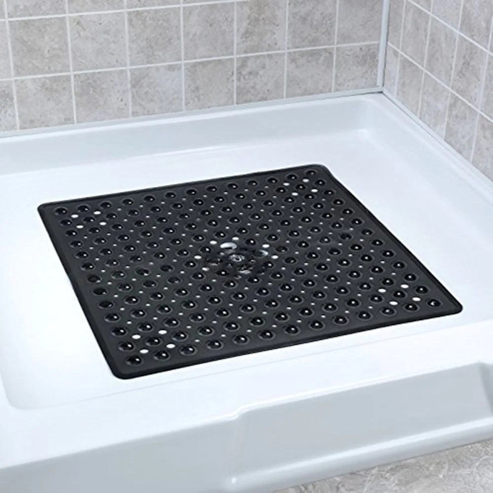 1pc Corner Shower Mat Non Slip - 53x 23cm Corner Shower Mats for Inside Shower, Non Slip Triangle Bath Mat for Bathroom - Image 10