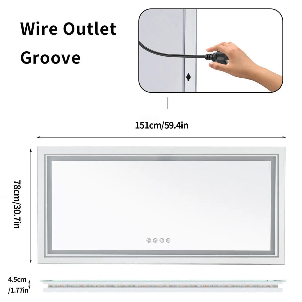 LED Bathroom Mirror - Image 13