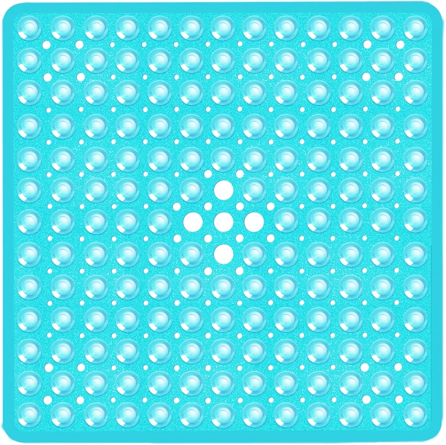 53x53cm Non-slip Shower Mat Suction Cup PVC Bath Mat Square Shower Floor Pad Non Slip Safety Mat for Bathtub Bathroom Carpet - Image 8