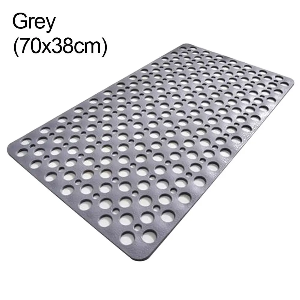Slip Anti Mould Rubber Anti Slip Bath Mat with Drain Holes Machine Washable Antibacterial Resistant Shower Mat for Shower or Tub - Image 12