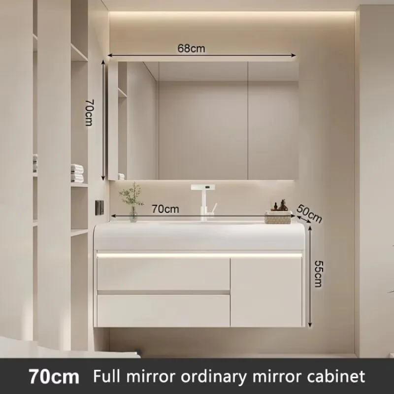 Closet Medicine Narrow Vanity Elegent High-quality Bathroom Cabinet Unique Nordic Storage Luxury Station Floor Towel Furniture - Image 12