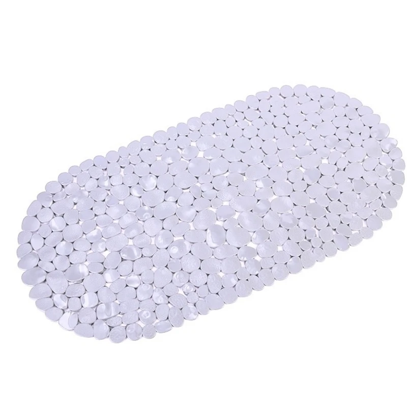 1pc Bathtub Mats with Suction Cups & Drain Holes, 36x69cm/27x14Inch, Pebble Massage Bath Mat for Tub, Machine Washable Safe Mats - Image 7