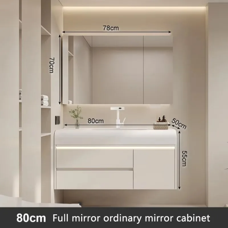 Closet Medicine Narrow Vanity Elegent High-quality Bathroom Cabinet Unique Nordic Storage Luxury Station Floor Towel Furniture - Image 11