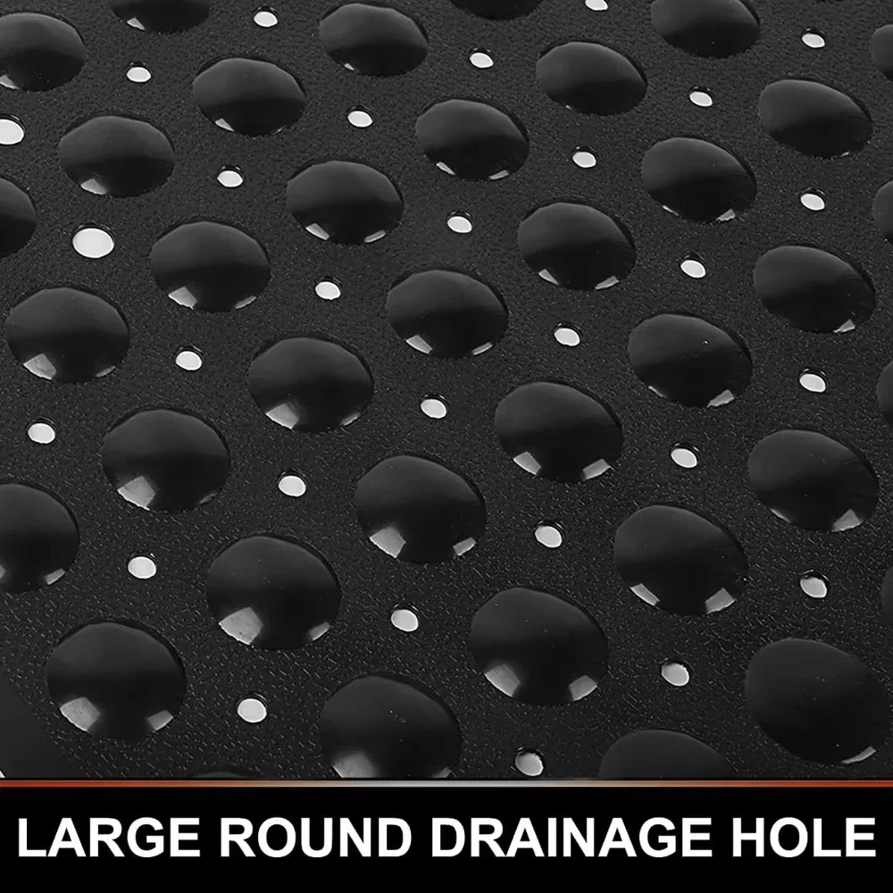 53x53cm Non-slip Shower Mat Suction Cup PVC Bath Mat Square Shower Floor Pad Non Slip Safety Mat for Bathtub Bathroom Carpet - Image 4