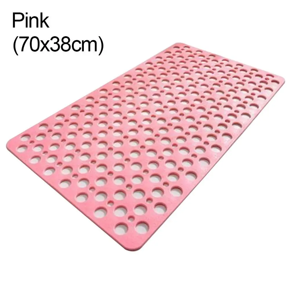 Slip Anti Mould Rubber Anti Slip Bath Mat with Drain Holes Machine Washable Antibacterial Resistant Shower Mat for Shower or Tub - Image 14