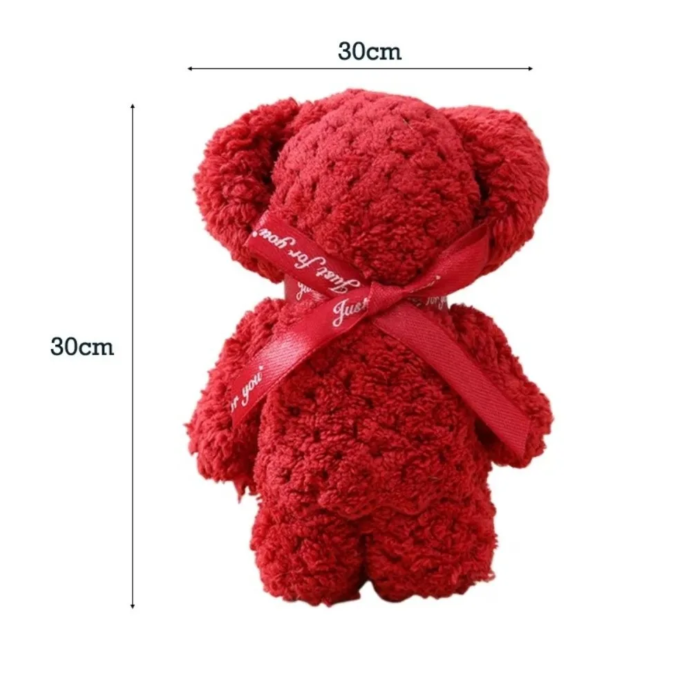 Cute Bear Design Bear Towel Luxury Velvet Texture Soft Face Towel Thickened Absorbent Party Decoration Towel - Image 6
