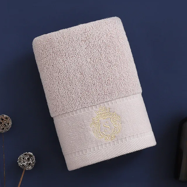 1/5/10PCS Bathroom Cotton Towel 35x75cm 70x140cm Hand Face Bath Towel Soft Gift Absorbent Sport Absorbent Towel 수건 세트 Blue White - Image 10
