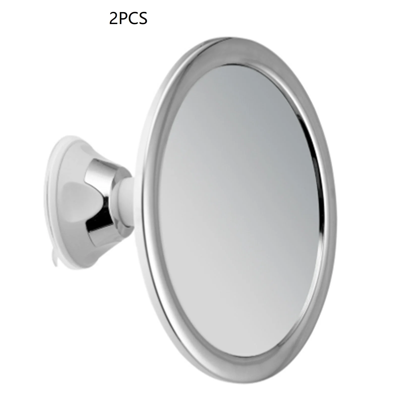 Fogless Makeup Mirror With Holder Suction Cup 360 Rotation Shower Shave Round Mirrors Bathroom Mirrors Washroom Fog Free New - Image 7