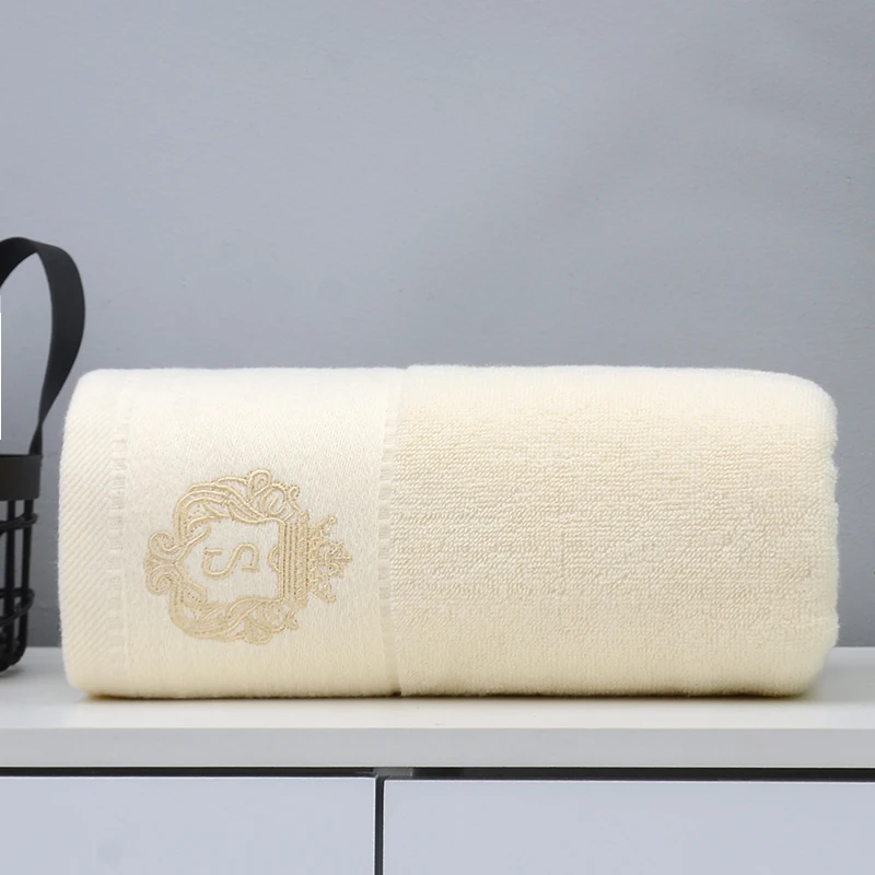 1/5/10PCS Bathroom Cotton Towel 35x75cm 70x140cm Hand Face Bath Towel Soft Gift Absorbent Sport Absorbent Towel 수건 세트 Blue White - Image 12