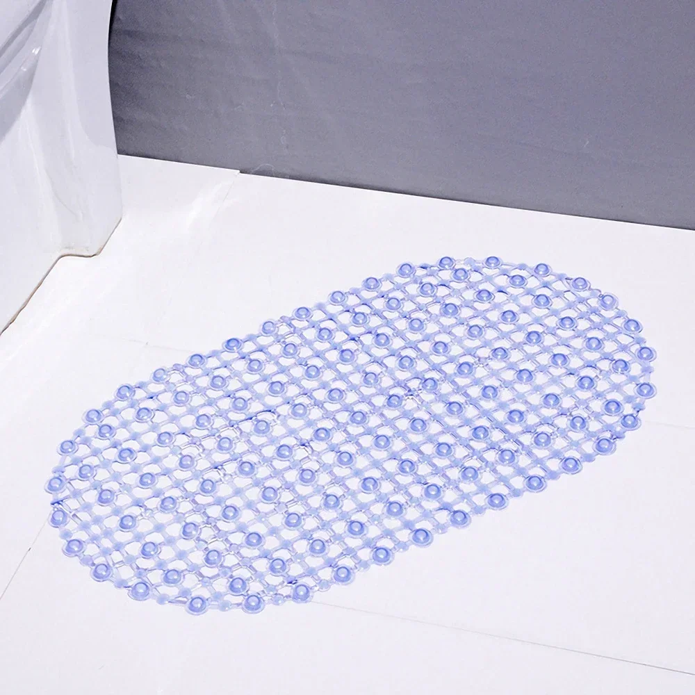 Hot PVC Anti-skid Bath Mats Soft Anti-slip Shower Mat Massage Mat with Suction Cup Non-slip Bathtu Bath Mat Bathroom Accessories - Image 10