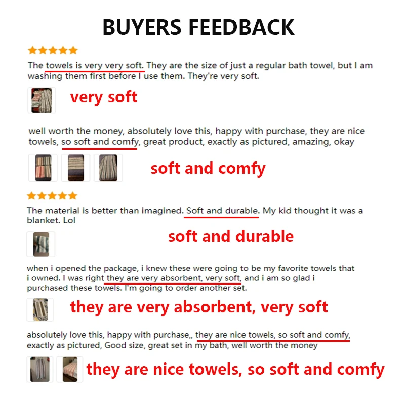 4pcs Striped Bath Towel Set Absorbent & Quick-drying Showering Towels Super Soft & Skin-friendly Bathing Towel For Home Bathroom - Image 6