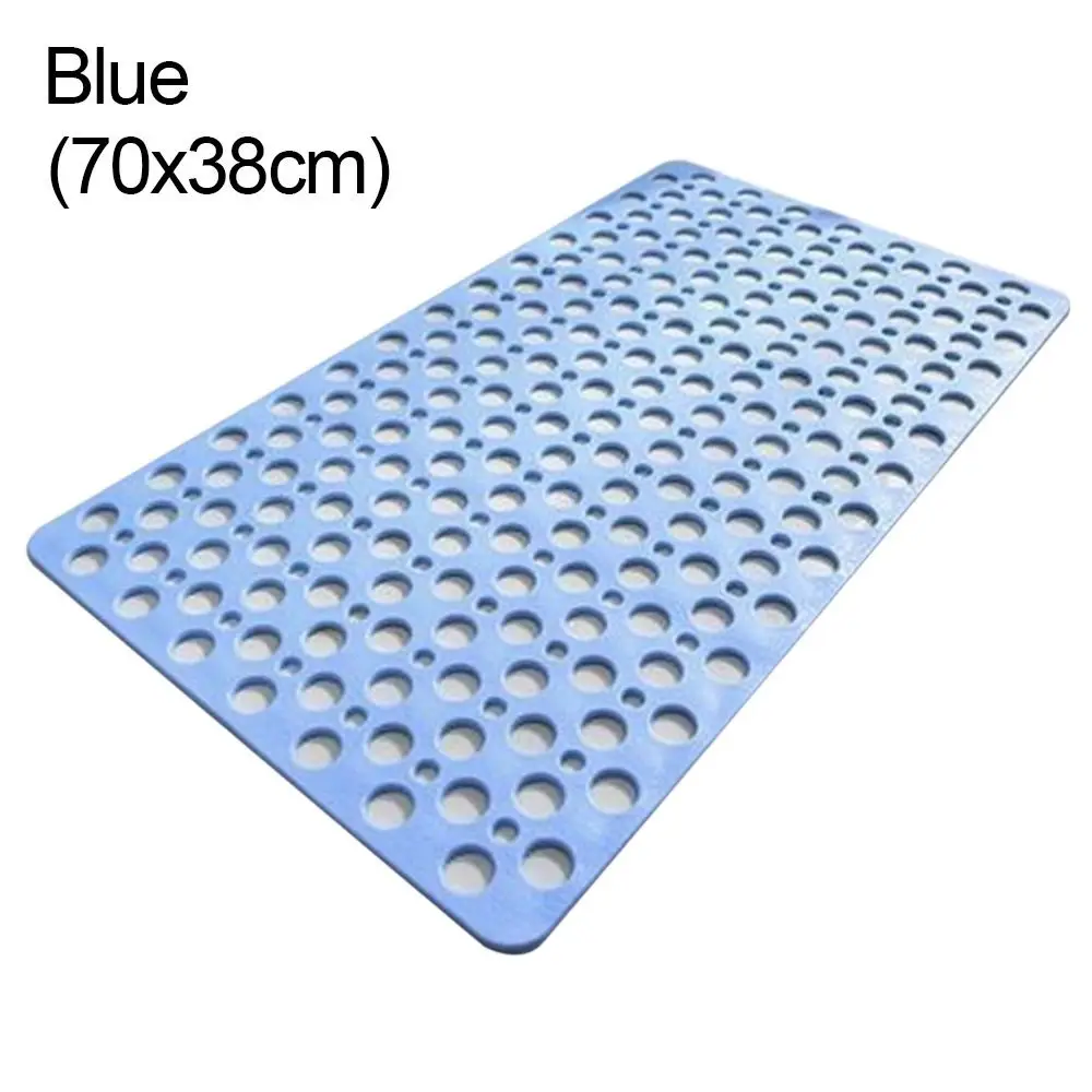 Slip Anti Mould Rubber Anti Slip Bath Mat with Drain Holes Machine Washable Antibacterial Resistant Shower Mat for Shower or Tub - Image 8