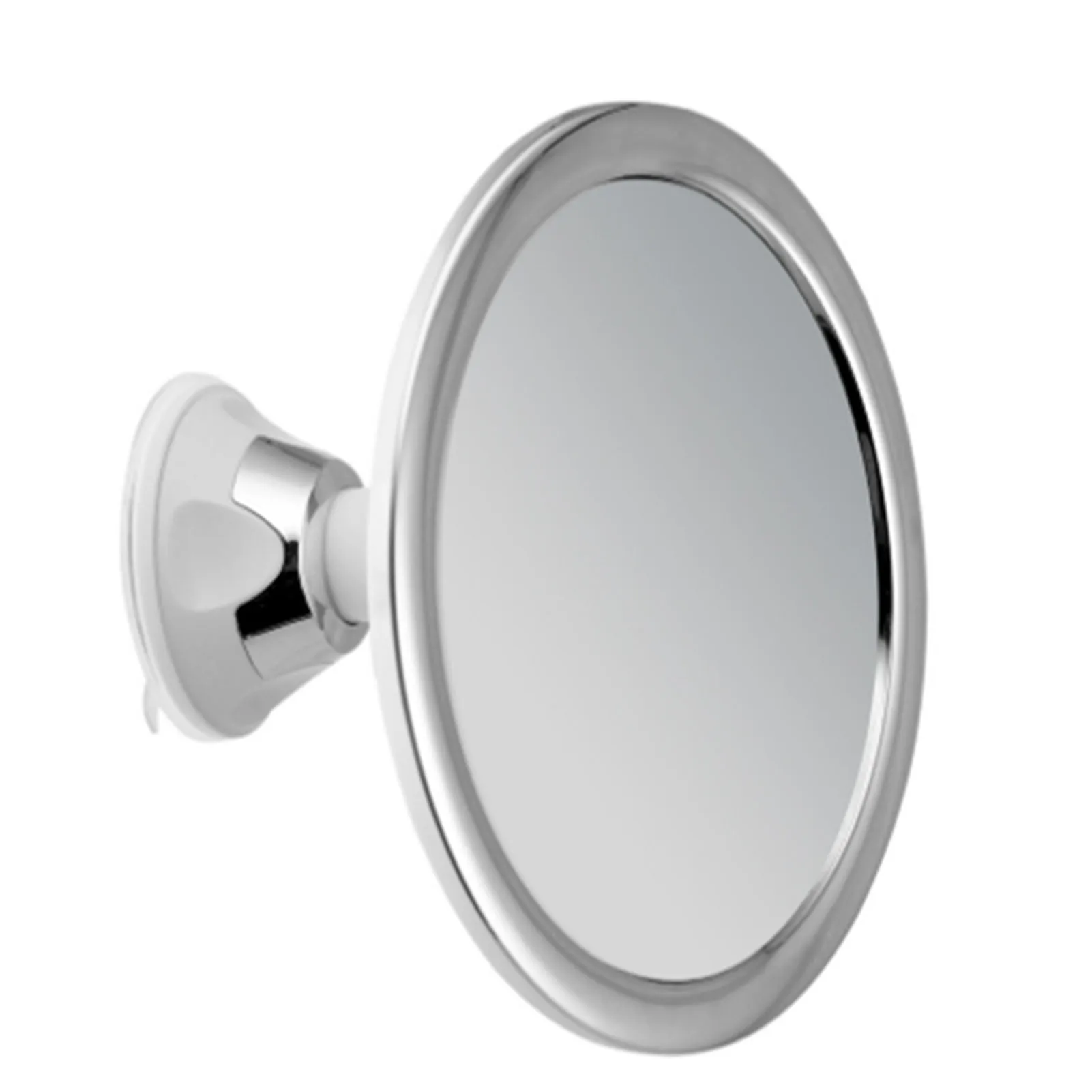 Fogless Makeup Mirror With Holder Suction Cup 360 Rotation Shower Shave Round Mirrors Bathroom Mirrors Washroom Fog Free New - Image 2