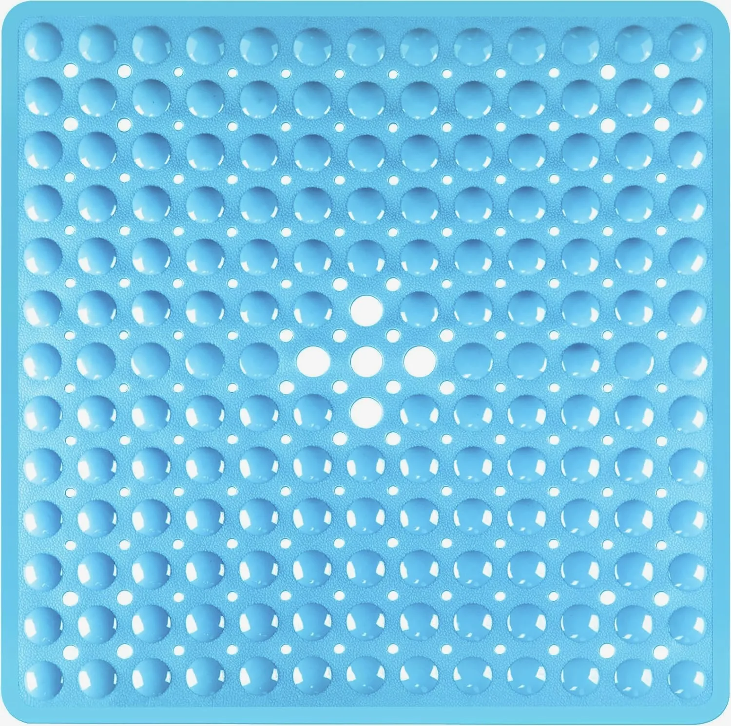 1pc 21x21inch Square Non-Slip Shower Mat – Anti-Slip Shower Mats– Secure Grip for Shower Stall Floors - Bathroom Mat Clear - Image 12