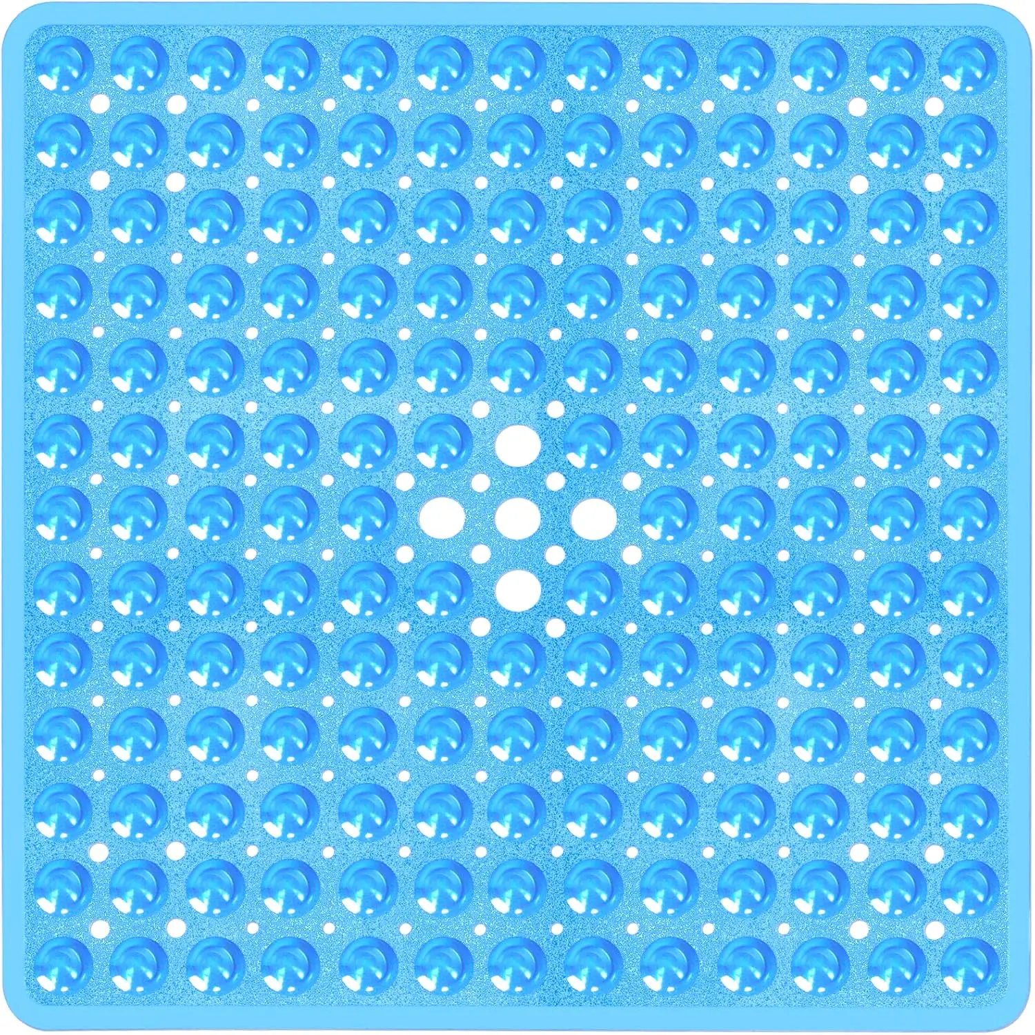 53x53cm Non-slip Shower Mat Suction Cup PVC Bath Mat Square Shower Floor Pad Non Slip Safety Mat for Bathtub Bathroom Carpet - Image 13