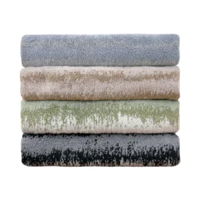 100% Cotton Thicked Gradient Color Bath Towel Yarn-dyed Jacquard Towels Absorbent Soft Beach Towels Bathroom Towel
