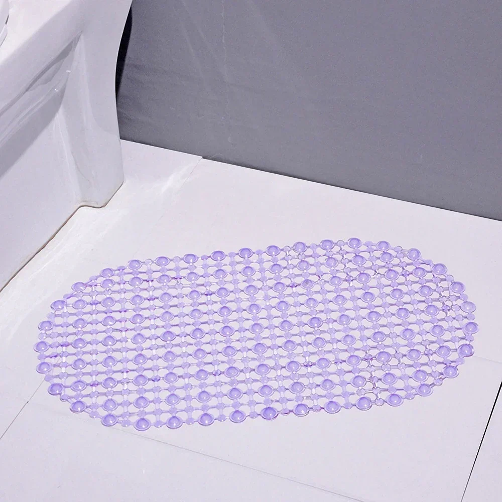 Hot PVC Anti-skid Bath Mats Soft Anti-slip Shower Mat Massage Mat with Suction Cup Non-slip Bathtu Bath Mat Bathroom Accessories - Image 9