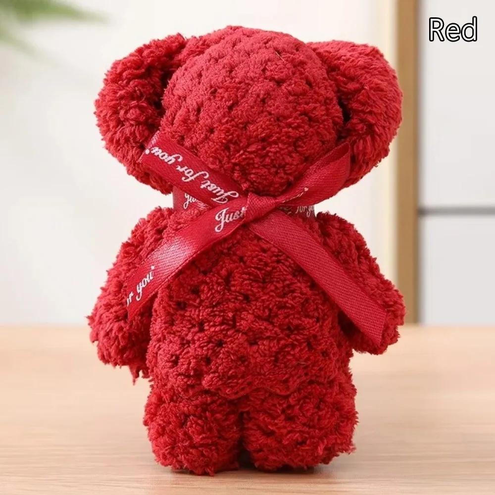 Cute Bear Design Bear Towel Luxury Velvet Texture Soft Face Towel Thickened Absorbent Party Decoration Towel - Image 14