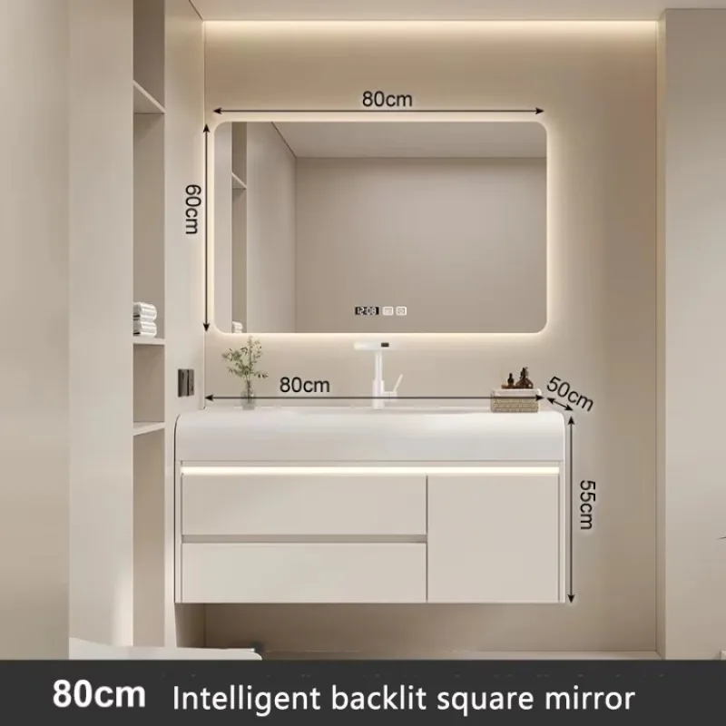 Closet Medicine Narrow Vanity Elegent High-quality Bathroom Cabinet Unique Nordic Storage Luxury Station Floor Towel Furniture - Image 29