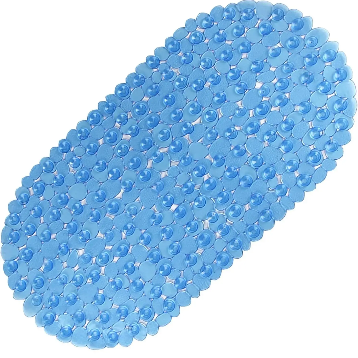 1pc Bathtub Mats with Suction Cups & Drain Holes, 36x69cm/27x14Inch, Pebble Massage Bath Mat for Tub, Machine Washable Safe Mats - Image 9