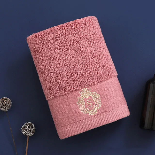 1/5/10PCS Bathroom Cotton Towel 35x75cm 70x140cm Hand Face Bath Towel Soft Gift Absorbent Sport Absorbent Towel 수건 세트 Blue White - Image 7