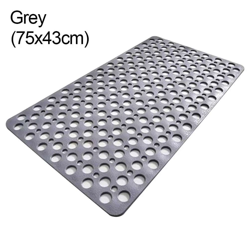 Slip Anti Mould Rubber Anti Slip Bath Mat with Drain Holes Machine Washable Antibacterial Resistant Shower Mat for Shower or Tub - Image 13