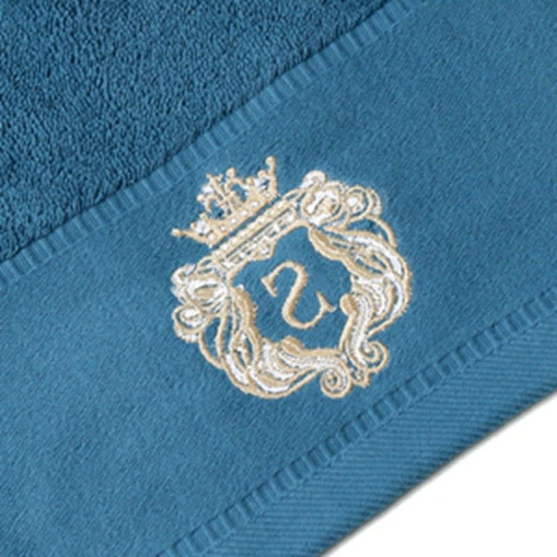 1/5/10PCS Bathroom Cotton Towel 35x75cm 70x140cm Hand Face Bath Towel Soft Gift Absorbent Sport Absorbent Towel 수건 세트 Blue White - Image 4