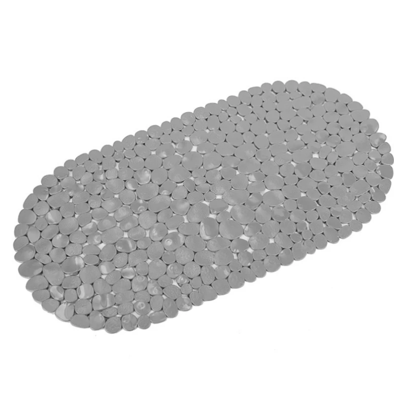 1pc Bathtub Mats with Suction Cups & Drain Holes, 36x69cm/27x14Inch, Pebble Massage Bath Mat for Tub, Machine Washable Safe Mats - Image 10