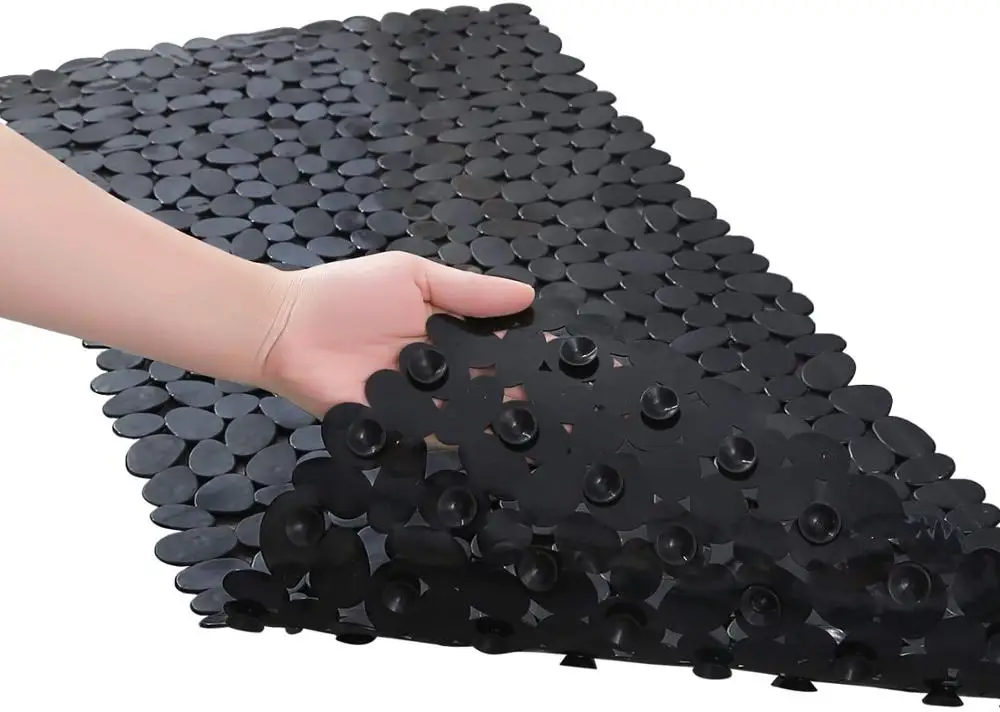 Non-Slip PVC Bathroom Mat with Suction Cups for Safety Waterproof Slip-Resistant Bathroom Floor Shower Mats Bathtub Beside Mat - Image 8