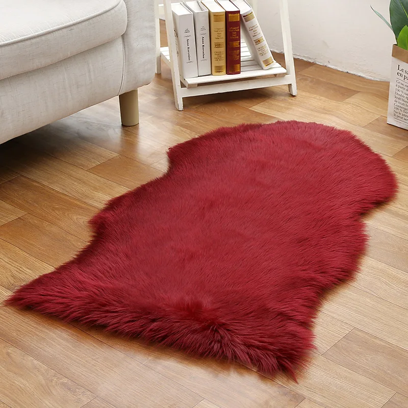 Washable Long Hair Luxury Carpet Modern Home Decoration Living Room Bedroom Bedside Soft Faux Fur Mat Fluffy White Furry Carpets - Image 19