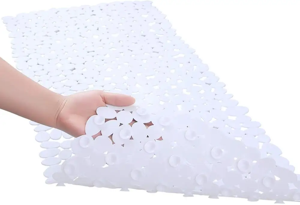 Non-Slip PVC Bathroom Mat with Suction Cups for Safety Waterproof Slip-Resistant Bathroom Floor Shower Mats Bathtub Beside Mat - Image 7
