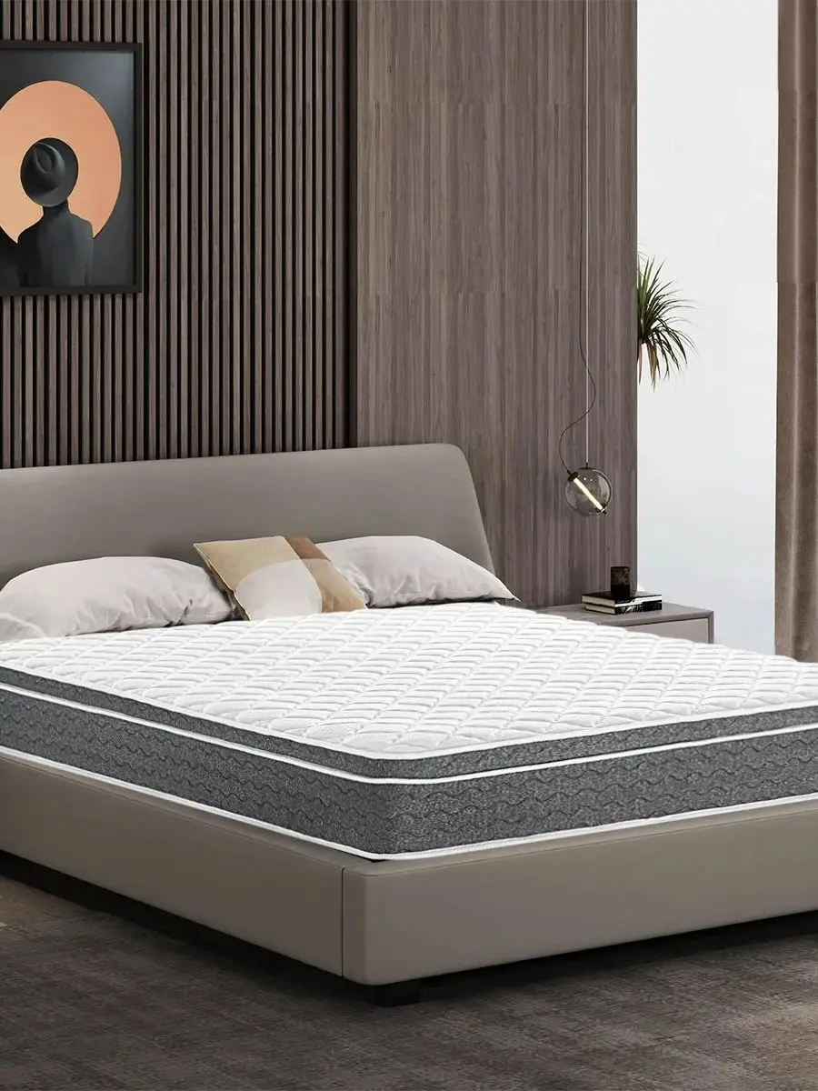 10/12/14 Inch Hybrid Mattress in a Box, Queen Size, Medium Firm Bed for Pressure Relief & Motion Isolation - Image 7