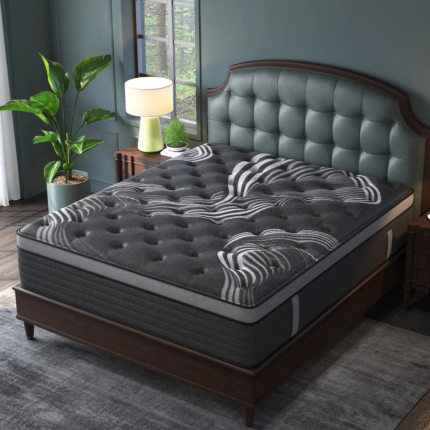 12"14" Twin Full Queen King Size Mattress in a Box Hybrid Spring Memory Foam,Euro Top Mattresses Medium Firm for Motion Isolat - Image 4