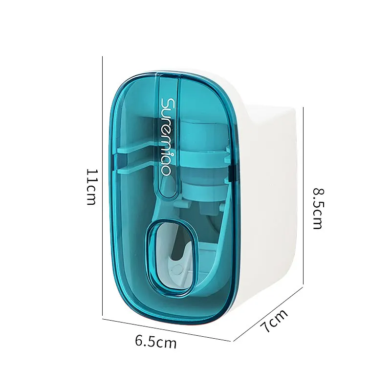 1 PCS Automatic Toothpaste Dispenser Bathroom Accessories Wall Mount Lazy Toothpaste Squeezer Toothbrush Holder - Image 6