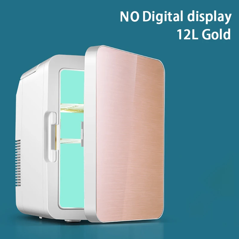 12L Portable Mini Refrigerator Student Dormitory Heating And Cooling Cosmetics Car Home Dual-Use Refrigeration And Preservation - Image 8