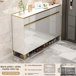 Shoe cabinet for home use, entry-level light luxury, large capacity entrance cabinet, one piece popular indoor wall shoe rack