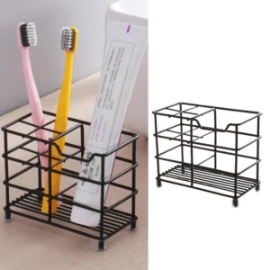 Home Toothbrush Holder For Bathroom Stainless Steel Toothpaste Holder Stand For Electric Toothbrush Stand Organizer Accessories