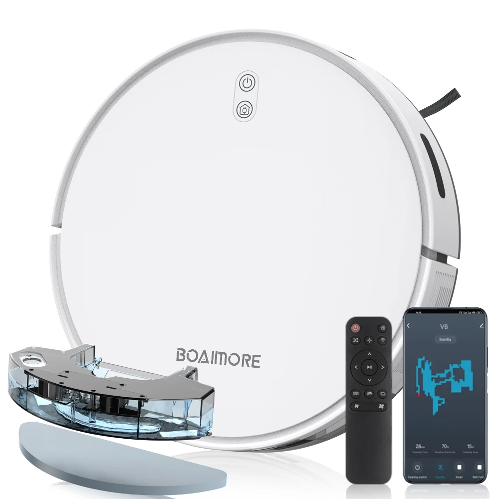 Robot Vacuum Cleaner Combo Mop,3500PA Suction Robotic,WiFi/Voice Control,Auto-Recharge,Pet Hair For Home Vacuum Cleaning Robot - Image 7