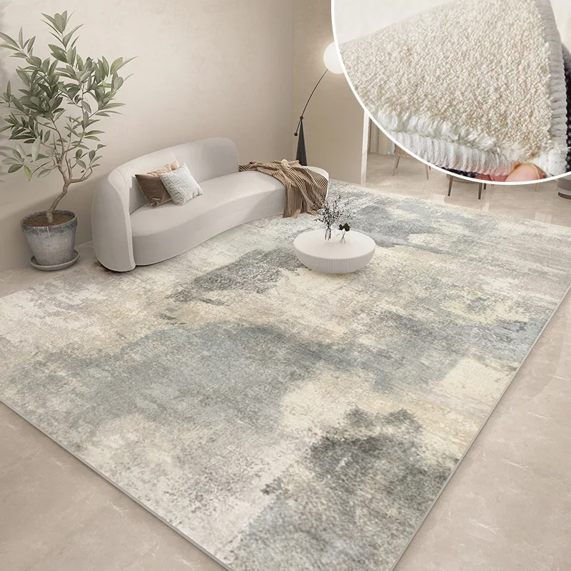Modern Carpets for Living Room Abstract Large Area Plush Rugs Bedroom Decor Bedside Carpet Grey Thickened Floor Mat Lounge Rug - Image 10