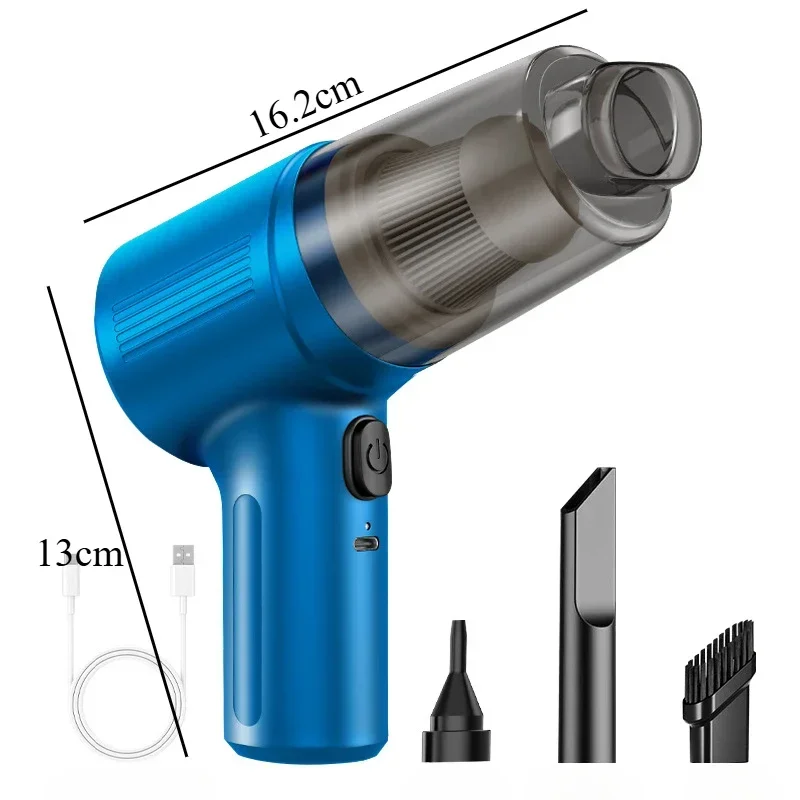Car Vacuum Cleaner Multifunctional Mini Wireless Portable High-power Suction and Blowing Integrated Cleaning Appliance - Image 8