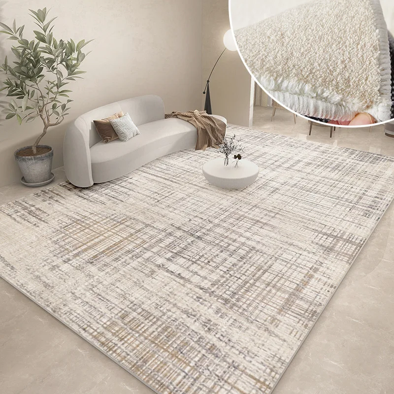 Modern Carpets for Living Room Abstract Large Area Plush Rugs Bedroom Decor Bedside Carpet Grey Thickened Floor Mat Lounge Rug - Image 22