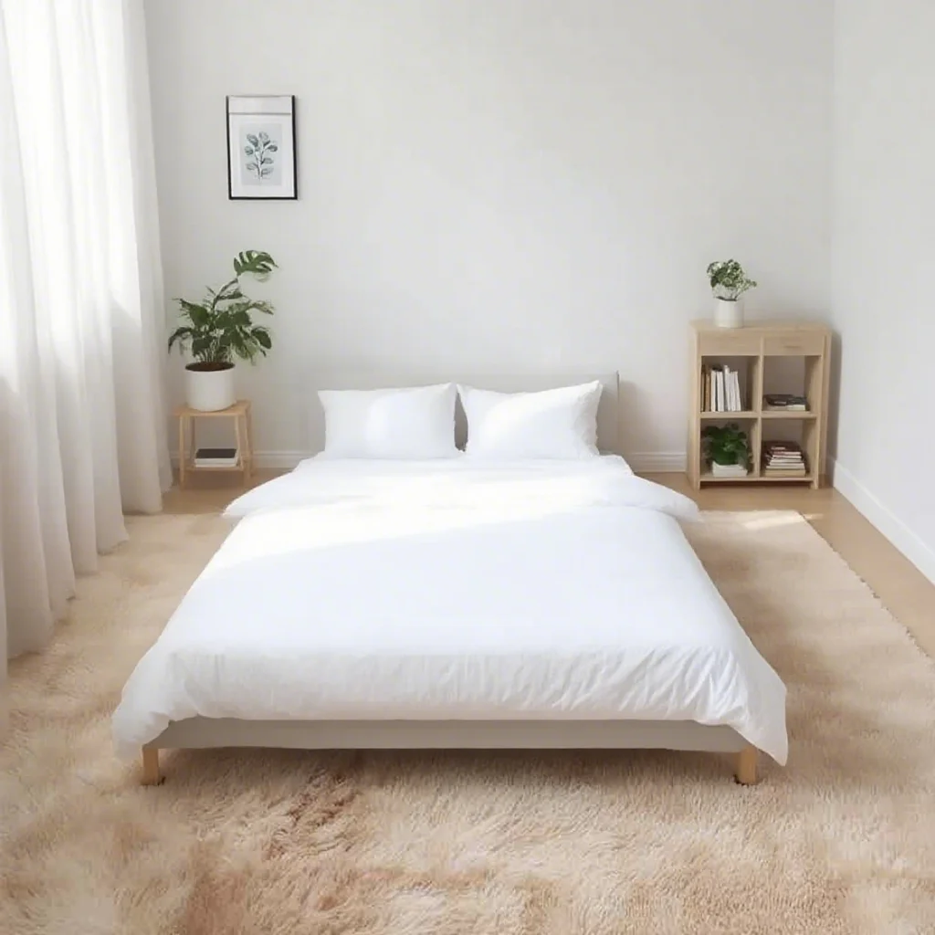 Shaggy Area Gray Rug For Living Room Super Soft Long Pile Bedroom Carpet Non-Slip Children's Home Decor Fluffy Bedside Floor Mat - Image 10