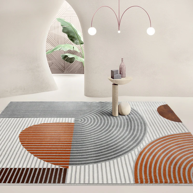 Home Plush Washable Mat Modern Minimalist Carpets for Living Room Fluffy Soft Lounge Rug Nordic Bedroom Decor Geometric Carpet - Image 3