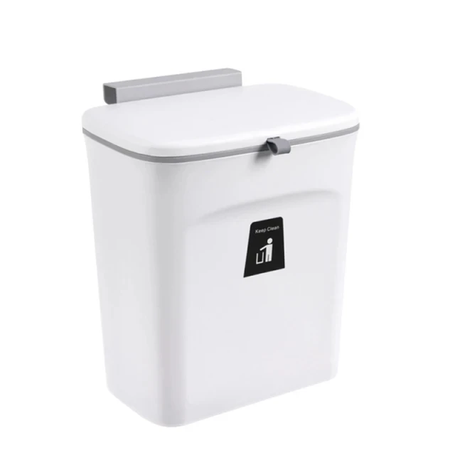 7/10L Wall Mounted Trash Can Household Galley Waste Bin Hanging Bathroom Trash Can With Lid Food Garbage Bin Kitchen Accessories - Image 8