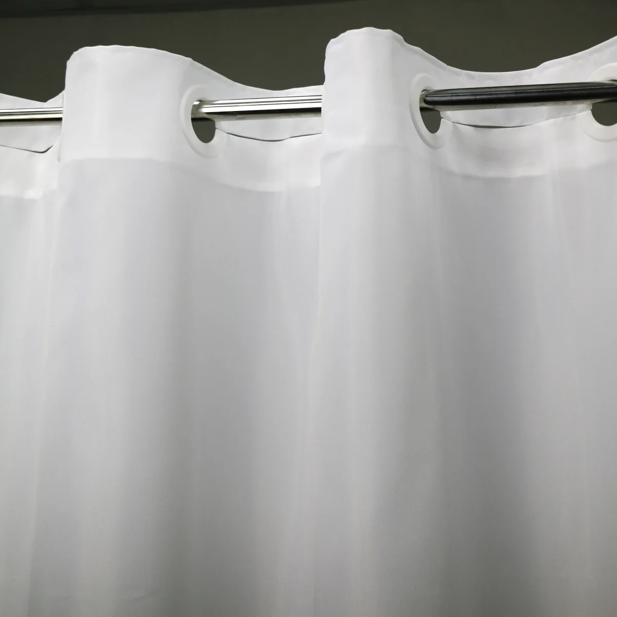 Minghe No Hook Shower Curtain,Heavy Duty Cloth 12 G,Hotel Quality Fabric Bathroom Shower Curtain - Image 2