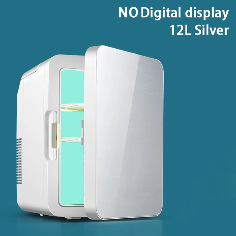 12L Portable Mini Refrigerator Student Dormitory Heating And Cooling Cosmetics Car Home Dual-Use Refrigeration And Preservation - Image 10