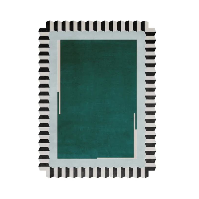 American Retro Carpets for Living Room Thicken Washable Floor Mat Home Plush Lounge Rug Irregular Bedroom Decor Anti-slip Carpet - Image 12